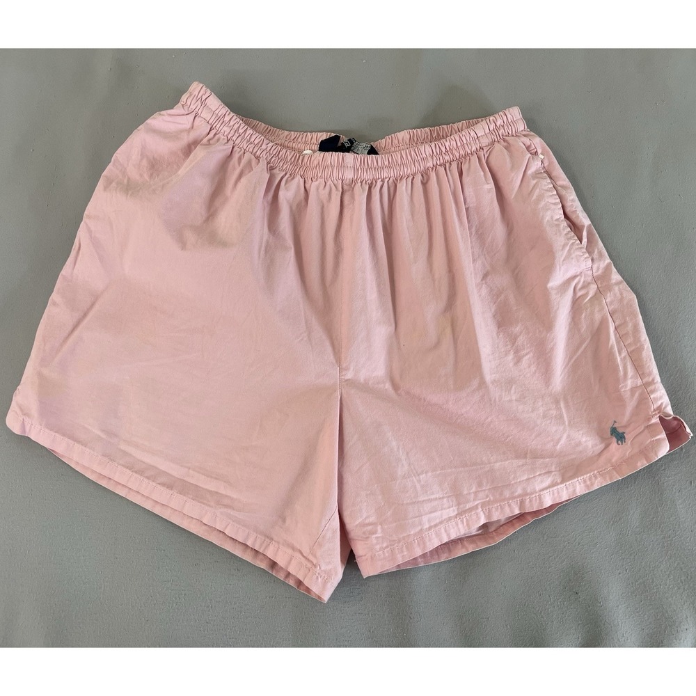 Vintage Polo Ralph‎ Lauren Short Pink Sz Large Women's Made USA
